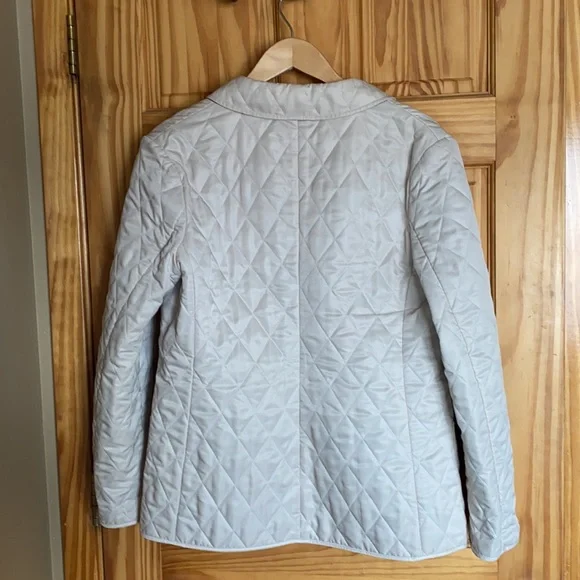 Burberry quilted jacket.Classic plaid and perfect for spring.